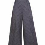 SS25 LADY PANT LAWN 1032237 - Gray